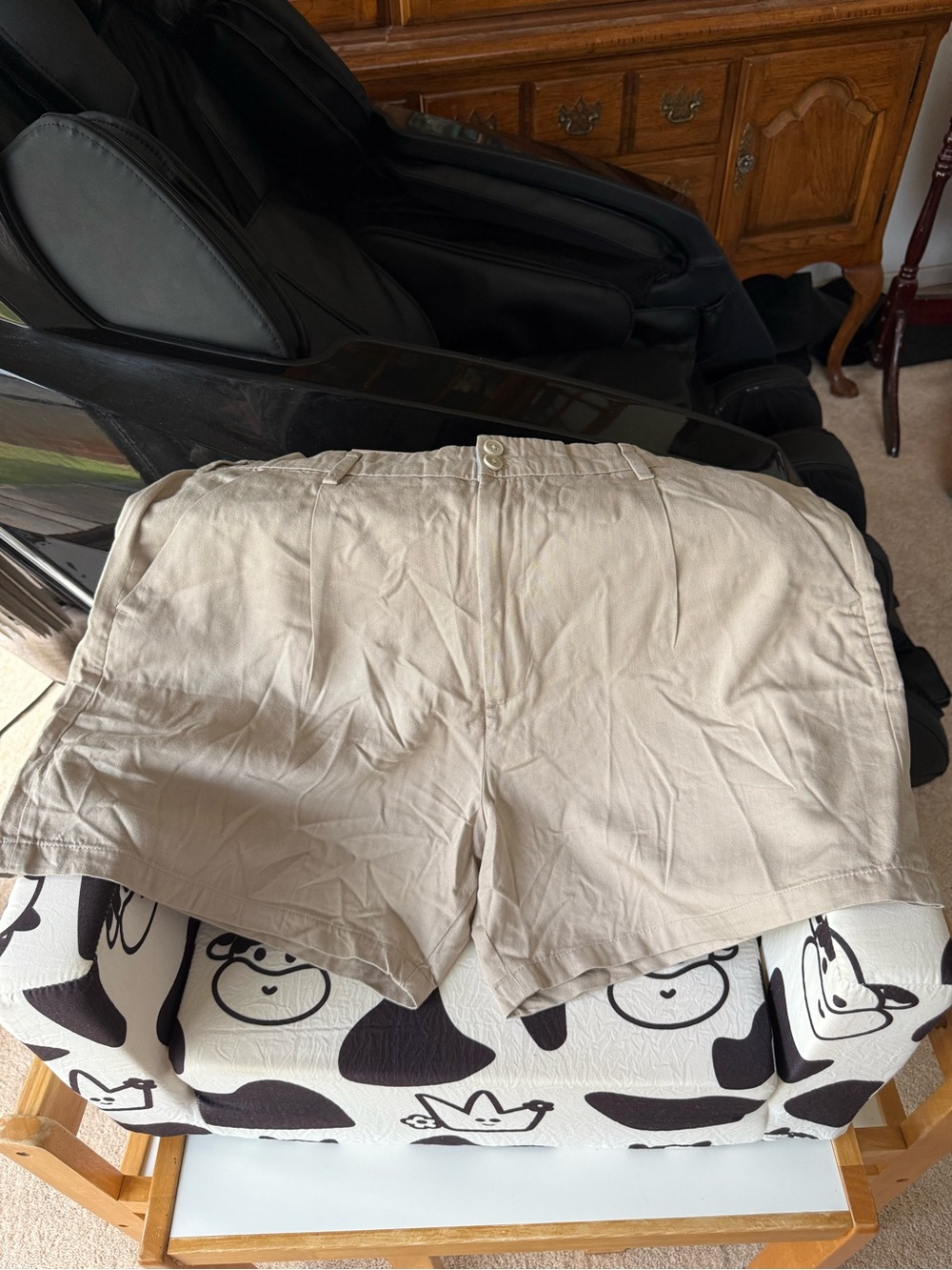 NWT Wmn’s 12 Jachs Tan High-Waist Pocket Shorts